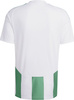 Koszulka męska adidas Striped 24 Jersey biało-zielona IW2148