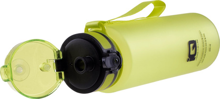 Bidon butelka na wode ze słomką z uchwytem IQ punch 600 ml limonkowy