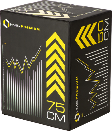 Skrzynia plyometryczna soft HMS Premium PYB01 750x600x500mm