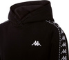 Bluza dla dzieci Kappa Igon czarna 309043J 19-4006