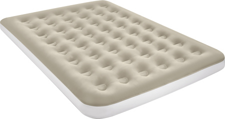 Materac turystyczny dmuchany dwuosobowy Nils Camp beżowy 203x152x22 cm