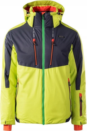Męska kurtka narciarska snowboardowa membrana 8000mm Brugi 4APX zimowa rozmiar XL