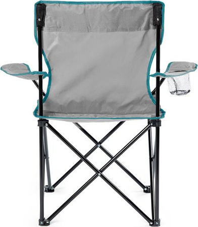 Krzesło turystyczne kempingowe składane Nils camp nc3044 szare