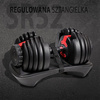Zestaw sztangielek treningowych z stojakiem regulowane STR10 PRO 2x SR52
