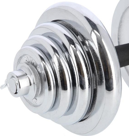 Sztangielki/sztanga w walizce chrom stc50 2x25kg hms