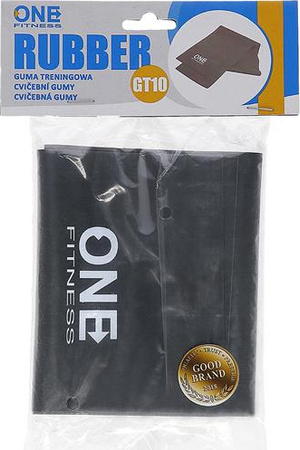 Guma taśma oporowa do ćwiczeń One Fitness GT10 czarna
