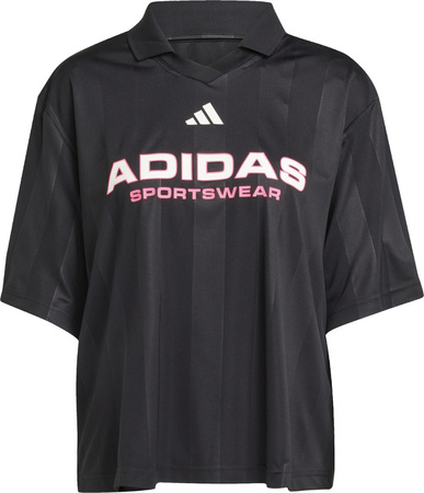 Koszulka damska adidas Tiro Q4 Polo czarna JN2749