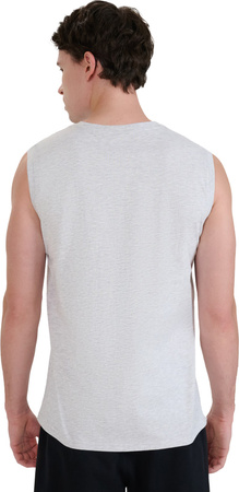 Koszulka męska 4F M125 chłodny jasny szary melanż 4FWMM00TSLEM125 27M