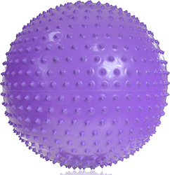 Piłka fitness do ćwiczeń gimnastyczna z masażem Profit 55cm fioletowa DK2104