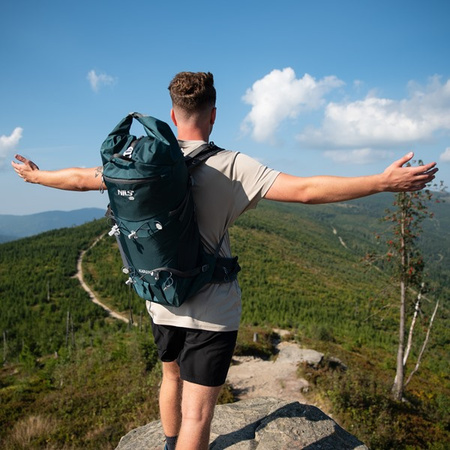 Plecak turystyczny trekkingowy górski zielony kjolen 40l Nils camp NC1938