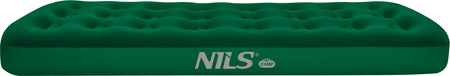 Materac welurowy jednoosobowy turystyczny kempingowy Nils Camp NC2801 zielony 191x73x22 cm