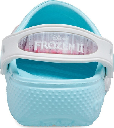 Chodaki sandały klapki Crocs dla dzieci Fl Ol Disney Frozen 2 Clog błękitne 206167 4O9