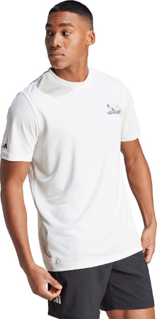 Koszulka męska adidas Tennis APP biała II5917