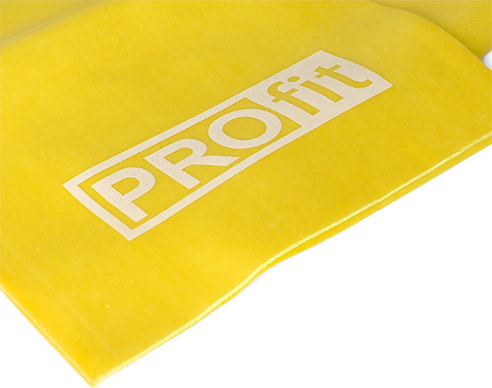 Guma treningowa rehabilitacyjna Fitness Profit Light 120x15x0,35cm