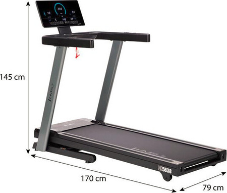 Bieżnia elektryczna z bluetooth składana HMS BE5838
