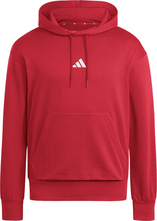 Bluza męska adidas Essentials Feelcozy Hoodie czerwona KC0907