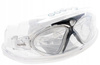 Okularki pływackie maska dla dorosłych Aquawave Fliper przezroczysto-czarna