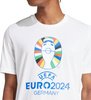 Koszulka męska adidas Euro24 biała IT9290