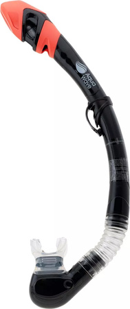 Rurka fajka do nurkowania Aquawave Suhy Snorkel czarno-pomarńczowa