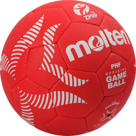 Piłka do ręcznej Molten 5000 Oficjalna piłka meczowa ZPRP H3A5000-PL rozmiar 3