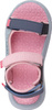 Sandały trekkingowe turystyczne dla dzieci Kappa Kana MF różowo-szare 260886MFK 6117