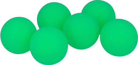 Piłeczki do tenisa stołowego ping ponga Sunflex Glowing 6 szt. zielone 20613