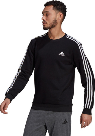 Bluza męska adidas Essentials Sweatshirt czarna GK9106