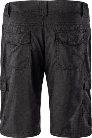 Męskie Spodenki trekkingowe Hi-tec Ibg Loop 1/2 czarne rozmiar S