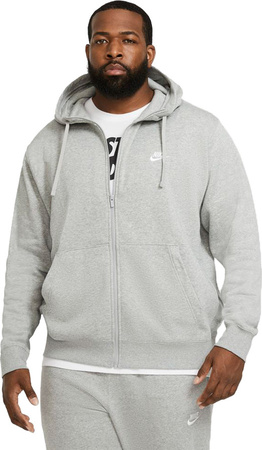 Bluza męska Nike Club Hoodie FZ BB szara BV2645 063