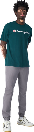 Koszulka męska Champion SS Tee zielona 220256 GS502