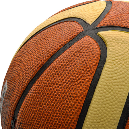 Piłka koszykowa Meteor Cellular 6 brązowo-kremowa 10101