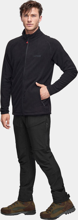 Bluza polarowa męska Alpinus Kerkis full zipper czarna, Tactical MK18884
