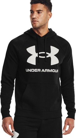 Bluza męska Under Armour Rival Fleece Big Logo HD czarna 1357093 001