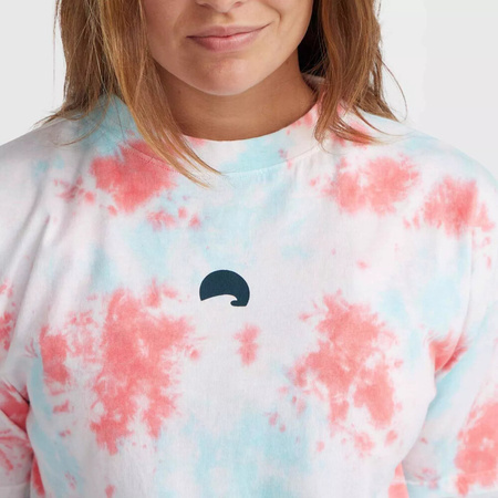 Damska koszulka z krótkim rękawem O'neill WOW T-SHIRT pink ice cube tie dye rozmiar M