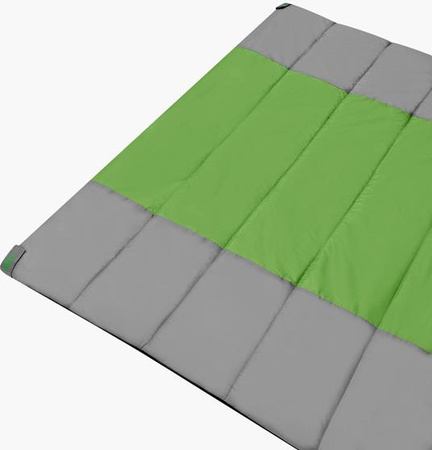 Śpiwór podwójny Nils camp nc2011 190x150cm szaro-zielony