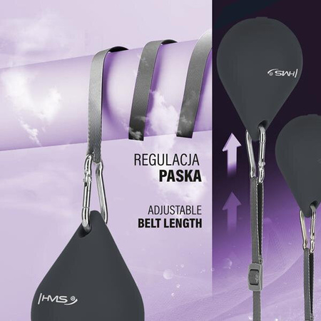 Zestaw hula hop magnetyczny pas wyszczuplający z licznikiem HMS