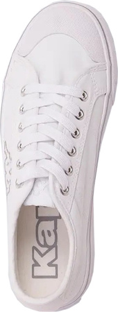 Buty damskie Kappa Boron Low PF biało-srebrne 243162 1015