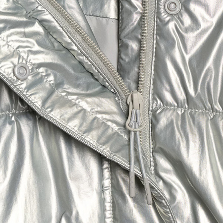 Kurtka damska puchowa 4F F0716 srebrna 4FWAW25TDJAF0716 27S