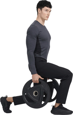 Spodnie męskie 4F FNK M1068 czarne 4FWMM00TFTRM1068 20S