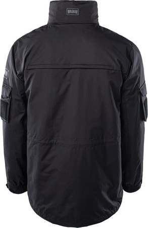 Męska kurtka softshell ocieplany taktyczna 3w1 Magnum Wolf 2.0 czarna rozmiar XXL