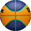 Piłka koszykowa Wilson Fiba 3x3 Junior żółto-niebieska WTB1133XB