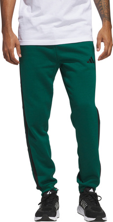 Spodnie męskie adidas Essentials 3-Stripes Fleece zielone JD1860