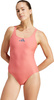 Kostium kąpielowy damski adidas 3 Bar Logo Swimsuit różowy IQ3985