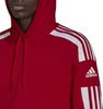 Bluza męska adidas Squadra 21 Sweat Hoody czerwona HC6282