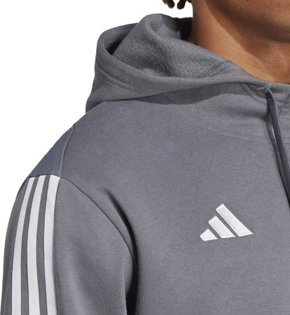 Bluza męska adidas Tiro 23 League Sweat Hoodie szara HZ3021