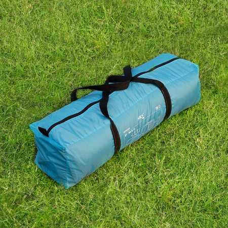 Namiot turystyczny kempingowy voyager Nils camp NC3027 niebieski 4 osobowy 450x260x150cm