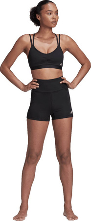 Spodenki damskie adidas Yoga Essentials High-Waisted czarne HD6825