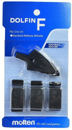 Gwizdek Molten Delfin F z uchwytem czarny RA0070 KS