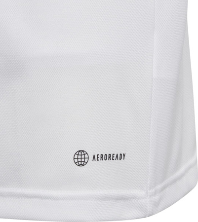 Koszulka dla dzieci adidas Tiro 23 League Polo biała HS3589