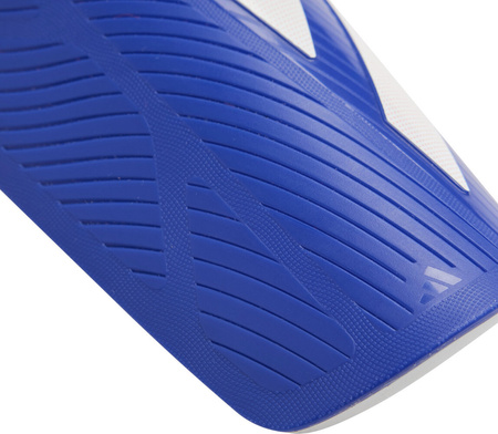 Ochraniacze piłkarskie na golenie piszczele nagolenniki adidas Tiro Club niebieskie IW3794